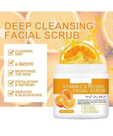 Exfoliating Turmeric Scrub Handmade Aloe Vera FFace & Lip Scrub Bikini Area Exfoliator Gently Exfoliate Body Hand and Foot Scrub Moisturized Skin Deep Cleansing Anti-Aging All Skin Types 7.05oz - Buy Online on GoSupps.com