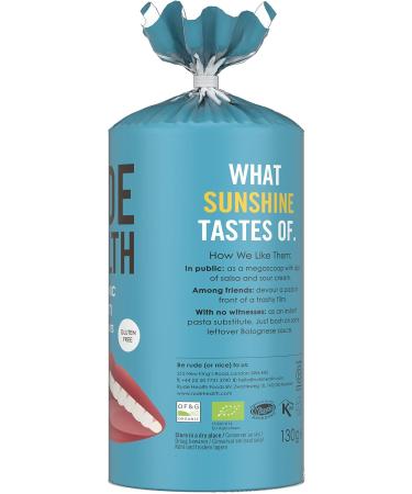  Rude Health Rude Health Organic Gluten Free Corn Crackers 130g Award-winning Health & Vegan 100% Recyclable Packaging - 8 Pack - Buy Online on GoSupps.com