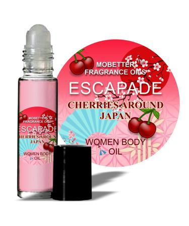 MOBETTER FRAGRANCE OILS Escapade Cherries In Japan Women Perfume Body Oil