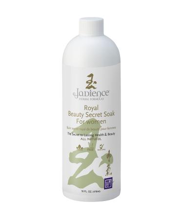 Royal Beauty Secret Bath Soak by Jadience: Naturally Helps Balance for Women | Hot Flash Relief | Calms & Rejuvenates | Increase Energy Stamina and Endurance - 16oz Soak