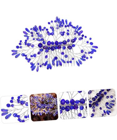 Ipetboom Bridal Crystal Hair Comb Bride Rhinestone Hair Comb Bridal Rhinestone Hair Comb Bride Headpieces for Wedding Rhinestone Hair Clips Bride Hair Clip Manual Bridesmaid Headgear Alloy - Buy Online on GoSupps.com