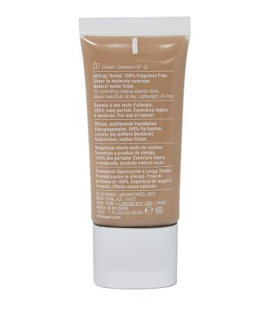 Clinique Stay Matte Oil-Free Makeup CN 40 Cream Chamois - 1 Fl Oz (Pack of 1) - Buy Online on GoSupps.com