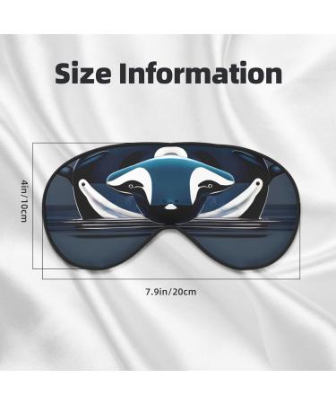 Shop Orca Killer Whale Eye Mask | Soft & Breathable Sleep Eye Patch for Travel & Relaxation - Buy Online on GoSupps.com
