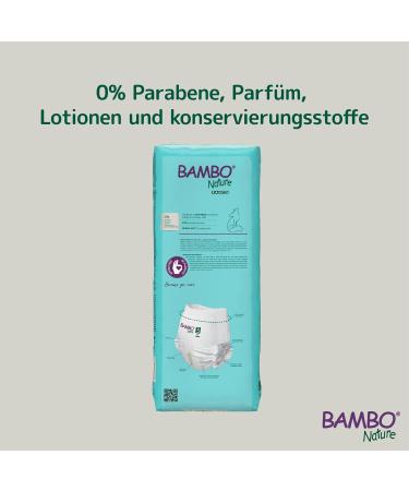 Bambo Nature 5 Pull-Ups (38 Count) - Eco-Friendly Biodegradable and Ultra-Comfortable Diapers for All-Night Protection - International Shipping Available - Buy Online on GoSupps.com