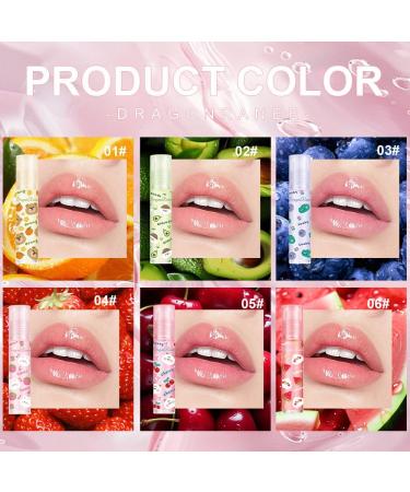 Sitovely 6pcs Roll On Lip Gloss Fruity Flavored Lip Oil Nourishing Lip Oil Lip Balm Lip Makeup - Buy Online on GoSupps.com