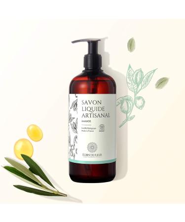  CRIN DE FLEUR Ecrin De Fleur - Certified Organic Almond Liquid Soap Hands & Body 1x500ml - Buy Online on GoSupps.com