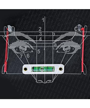 Guapa Professional Eyebrow Mapping Ruler Kit - Microblading Eyebrow Ruler with Level for Perfect Brow Design (Kit 4) - International Shipping Available - Buy Online on GoSupps.com