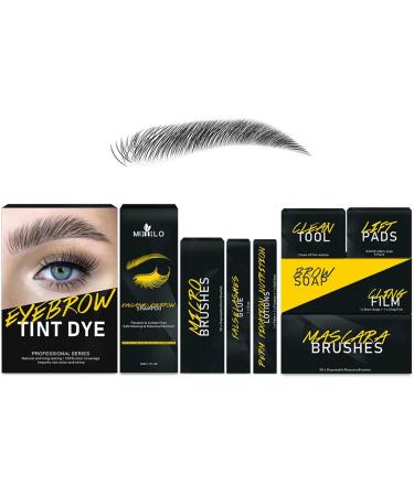 Black Lash Tint Kit Eyelash Dye and Lift 2 in 1 Keratin Eyebrow Tint Lash Tinting for Women Girls Lash Perm/Lift/Lamination Treatment - Buy Online on GoSupps.com