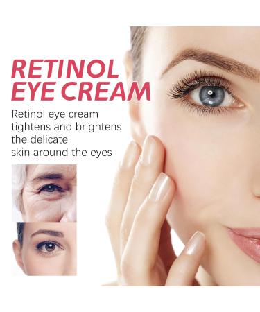 Retinol Eye Cream with Hyaluronic Acid & Collagen | Anti-Aging Solution for Dark Circles Puffiness & Fine Lines - Buy Online on GoSupps.com