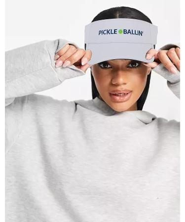 Pickleball Visor - Unisex Pickle Ball Hat for Women and Men | White Pickleball Gift - Buy Online on GoSupps.com