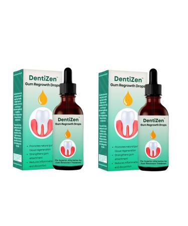 Dentizen Gum Regrowth Drops dentizes of gum snack drops dentizers drop to the regrowth of the gums repair of gum loss (2PCs)
