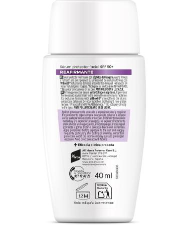  Ecran ECRAN Sunnique Firming Serum SPF50+ with Collagen Facial Sun Protection & Anti-Aging Action Strengthens Elasticity and Nourishes Skin Lightweight Texture Water Resistant 40ml - Buy Online on GoSupps.com