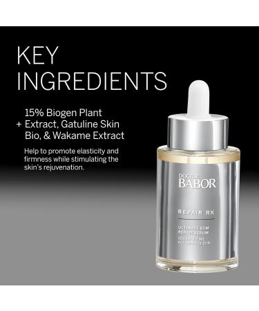 DOCTOR BABOR REPAIR RX Ultimate ECM Serum - Hyaluronic Acid for Collagen Elasticity & Even Skin Tone | Fragrance & Color Free - Buy Online on GoSupps.com