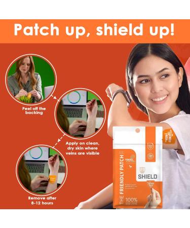 Friendly Patch Shield Patch - Vitamin D3, C & Zinc - Travel Pack - Buy Online on GoSupps.com