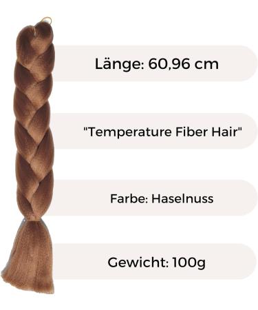 Synthetic Hair for Braiding in Hazelnut - Braids Extensions Rasta Hair - Xpression Hair - Buy Online on GoSupps.com