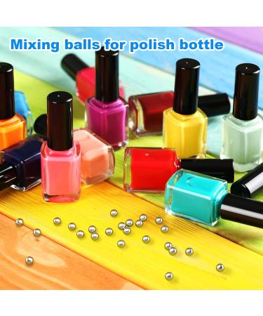 PAGOW 125PCS Paint Mixing Balls - 4mm Stainless Steel Bearing Balls for Nail Polish - Durable & Rust-Resistant - Buy Online on GoSupps.com