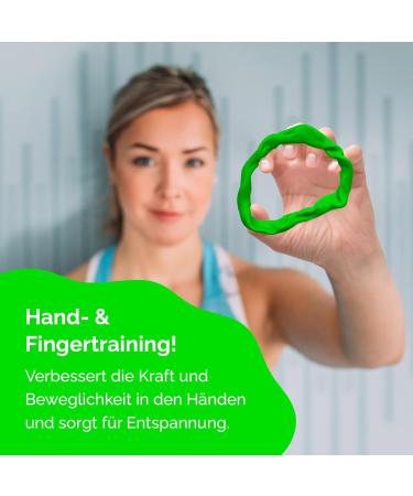 Premium Therapy Clay - Green | Vegan Odorless Residue-Free | 6 Colors & Hardness Levels | Enhance Relaxation & Concentration - Buy Online on GoSupps.com