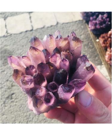 Natural Crystal Cluster Amethyst Specimen Purple Quartz Reiki Stone Raw Crystal Home Decor Decoration Gift 300-400g - Buy Online on GoSupps.com