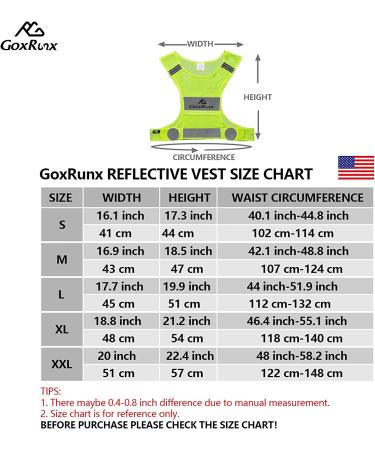 GoxRunx Reflective Vest Running Gear | Lightweight Safety Vests with Arm Bands | Small Green - Buy Online on GoSupps.com