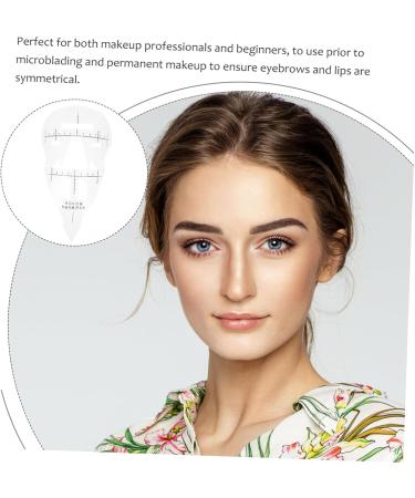 Hemoton 2 Pcs Eyebrow Ruler Threading Tool Eyebrow Stencil Positioning Eyebrow Shaper Tool Template Manicure - Buy Online on GoSupps.com