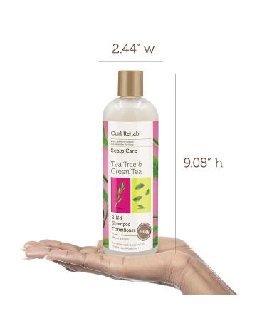 Scalp Recovery Treatment 2 in 1 Shampoo & Conditioner - Tea Tree & Green Tea 16 Oz - International Shipping Available - Buy Online on GoSupps.com