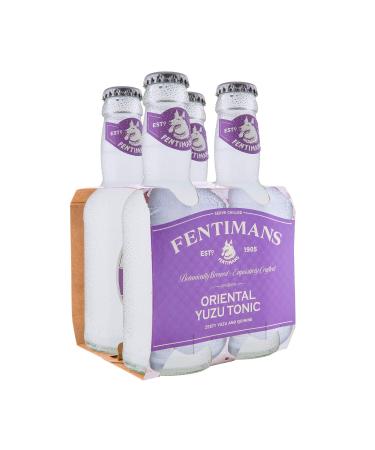 Fentimans Oriental Yuzu Tonic 200ml x 4 Bottles FLAVOR 1