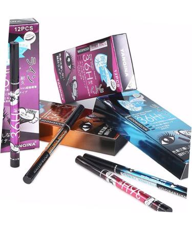 DOITOOL Liquid Eyeliner Eye Liner Pencils Colorful Eyeliner Liquid Liner No Smudge Waterproof Pen 1 count (Pack of 1) As Shown - Buy Online on GoSupps.com