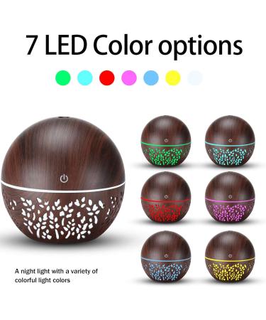Buy Brrnoo 130ml Essential Oil Diffuser - Alexa-Compatible Aroma Therapy with 7 LED Colors for Home Yoga Spa & Office - Buy Online on GoSupps.com