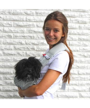 4LazyLegs PET Carrier Pocket Dog Carrier Bag XS - Grey | Comfortable & Stylish Travel Solution for Small Pets | Shop Now! - Buy Online on GoSupps.com