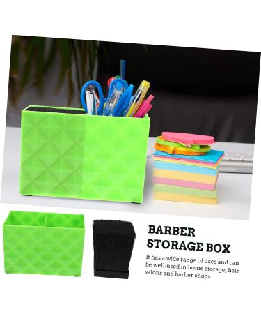 Beavorty 3-Pack Scissors Holder & Hairbrush Organizer | Plastic Storage Box for Salon Tools | 15.6x10.6cm | Perfect for Shears & Combs | Gr n - Buy Online on GoSupps.com