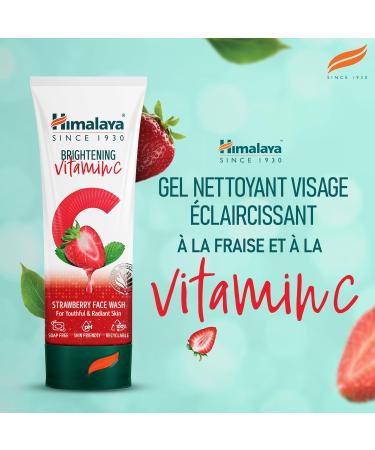 Himalaya Strawberry & Vitamin C Brightening Face Wash - Brightening Face Wash - Buy Online on GoSupps.com