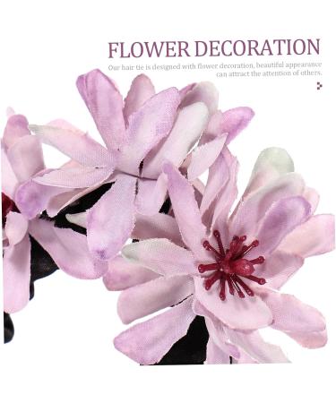 Beavorty Elegance Artificial Flower Women's Hair Tie Fabric Elastic Accessories Bridesmaid Graceling - Buy Online on GoSupps.com