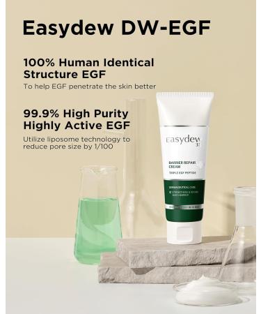 EASYDEW Barrier Repair Cream - Intense Hydration & Skin Restoration Moisturizer with Cica Hyaluronic Acid & Collagen for Damaged Skin | 3.6 fl. oz | International Shipping Available - Buy Online on GoSupps.com