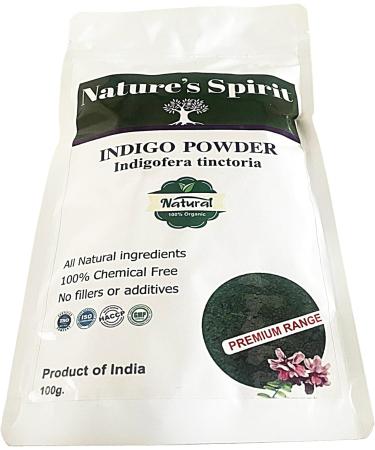Natural Indigo Powder - for Black Hair Dye & Henna Coloring (300g) - Buy Online on GoSupps.com