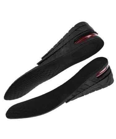Beaupretty 1 Pair Inner Height Increasing Insole Sports Shoe Insoles Invisible Height Increased Insoles Height Increasing Insoles Mens Shoe Heel Internal Heightening Man Imitation Leather Blue 27x8.5 cm