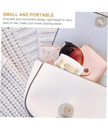 MAGICLULU 1pc Cream Cream Storage Jars Terrarium Tank Leak-proof Bottle Small Storage Bottle Glass Container Make- up Cosmetic Jars Lotion Holder Body Acrylic Travel Butter 4.6x4cm Golden - Buy Online on GoSupps.com