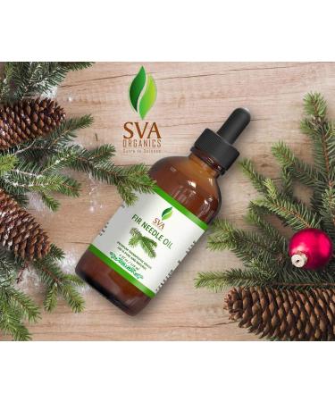 SVA Organics Fir Needle Oil 4 Oz - Natural Oil for Skin, Hair & Body - Aromatherapy Fir Oil - 1 Pack - Buy Online on GoSupps.com