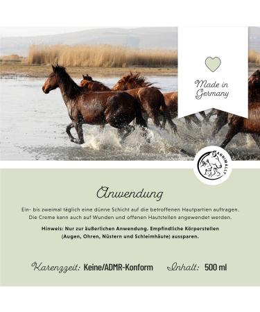Annimally Eczema Cream Plus 500ml - Relief for Horses' Eczema Rash Mauke & Itching with D-Panthenol & Chamomile Oil - Buy Online on GoSupps.com