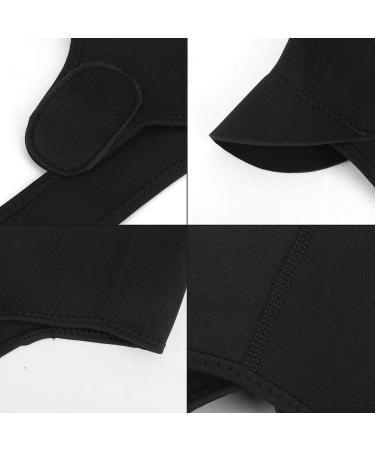 Neoprene Adjustable Beanie for Water Sports - 2mm Swim Cap with Chin Strap for Surfing, Diving, Kayaking - Men Women Wetsuit Hood - Black - Buy Online on GoSupps.com