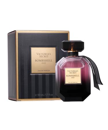 Victoria's Secret Bombshell Oud Eau de Parfum Notes of Spice Pink Saffron & Peony Perfumes for Women (1.7 oz) Bombshell Oud 1.7 Fl Oz (Pack of 1)