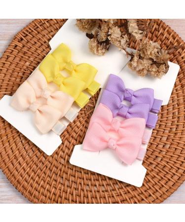 Ruyaa 60 Pieces 30 Colors Baby Girls Fully Covered Hair Clips - Tiny 2 Hair Bows for Toddlers & Infants - Non Slip Alligator Clips Hair Accessories - Buy Online on GoSupps.com