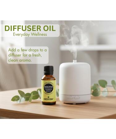 Earth N Pure Eucalyptus Essential Oil (Nilgiri Oil) Undiluted Natural Therapeutic Grade with Glass Dropper 50 ml - Buy Online on GoSupps.com