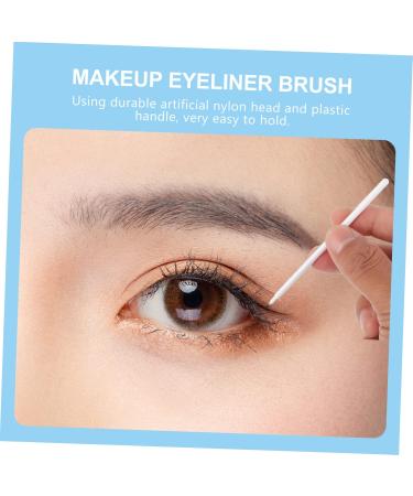 VINTORKY 100pcs Disposable Eyeliner Brush Make up Kit Eyeliner Pencil Cosmetic Eye Wands Makeup Brush White 9x6.5cm White - Buy Online on GoSupps.com