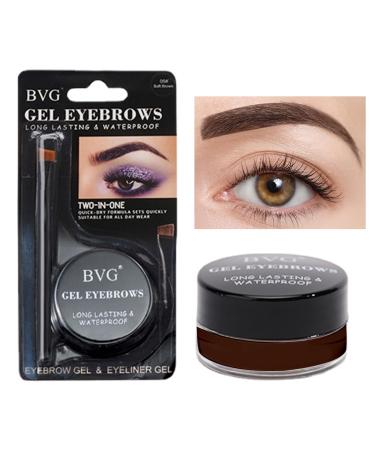 Eye Brow Trimmer Kit for Women | Eyebrows Gel Eyebrow Paint Kit - Eyebrow Tinting Kit Waterproof Brow Cream Brow Tool with Eyebrow Brush Shakven 04