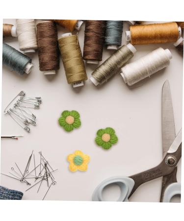 Operitacx 50 Pcs Hairpin Accessories Hair Clip Green Hair Ties Hairpin Diy Supplies Child Bubble Flower Yarn - Buy Online on GoSupps.com