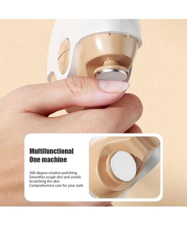 Electric Nail Clipper Portable Automatic Nail Clippers with LED Light Nail Scraps Storage Rechargeable Nail Trimmer for Baby Seniors Adult (Color : Red) - Buy Online on GoSupps.com