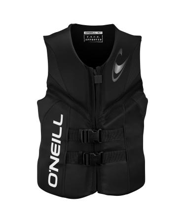 O'Neill Men's Reactor USCG Life Vest X-Large Black/Black/Black
