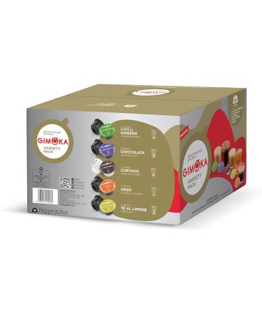 Gimoka - Compatible For Nescaf - Dolce Gusto - 96 Capsules - ASSORTED SOLUBLE Flavor - Made In Italy - 6 Packs Of 16 Capsules - Buy Online on GoSupps.com