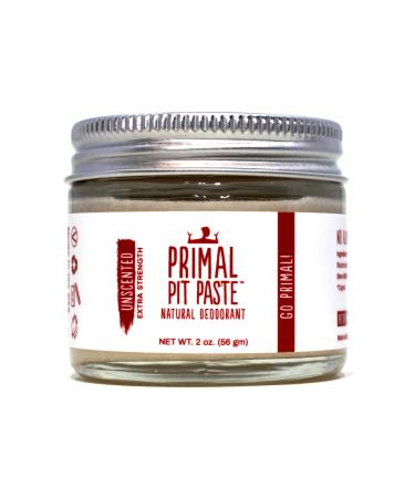 Natural Deodorant Jar Natural Deodorant for Women Men & Teens in a Jar Made with Baking Soda & Other Organic Safe and Effective Ingredients (Unscented Extra-Strength 1pk)