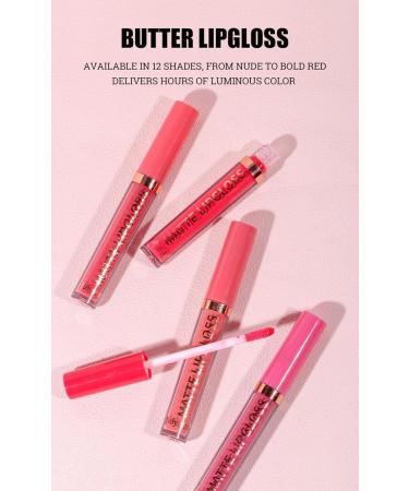 INTEROOKIE Pearlescent Long Lasting Moisturizing Lip Honey Set with Water Mirror Face Natural and Threedimensional Nonfading Lip Honey Set C - Buy Online on GoSupps.com